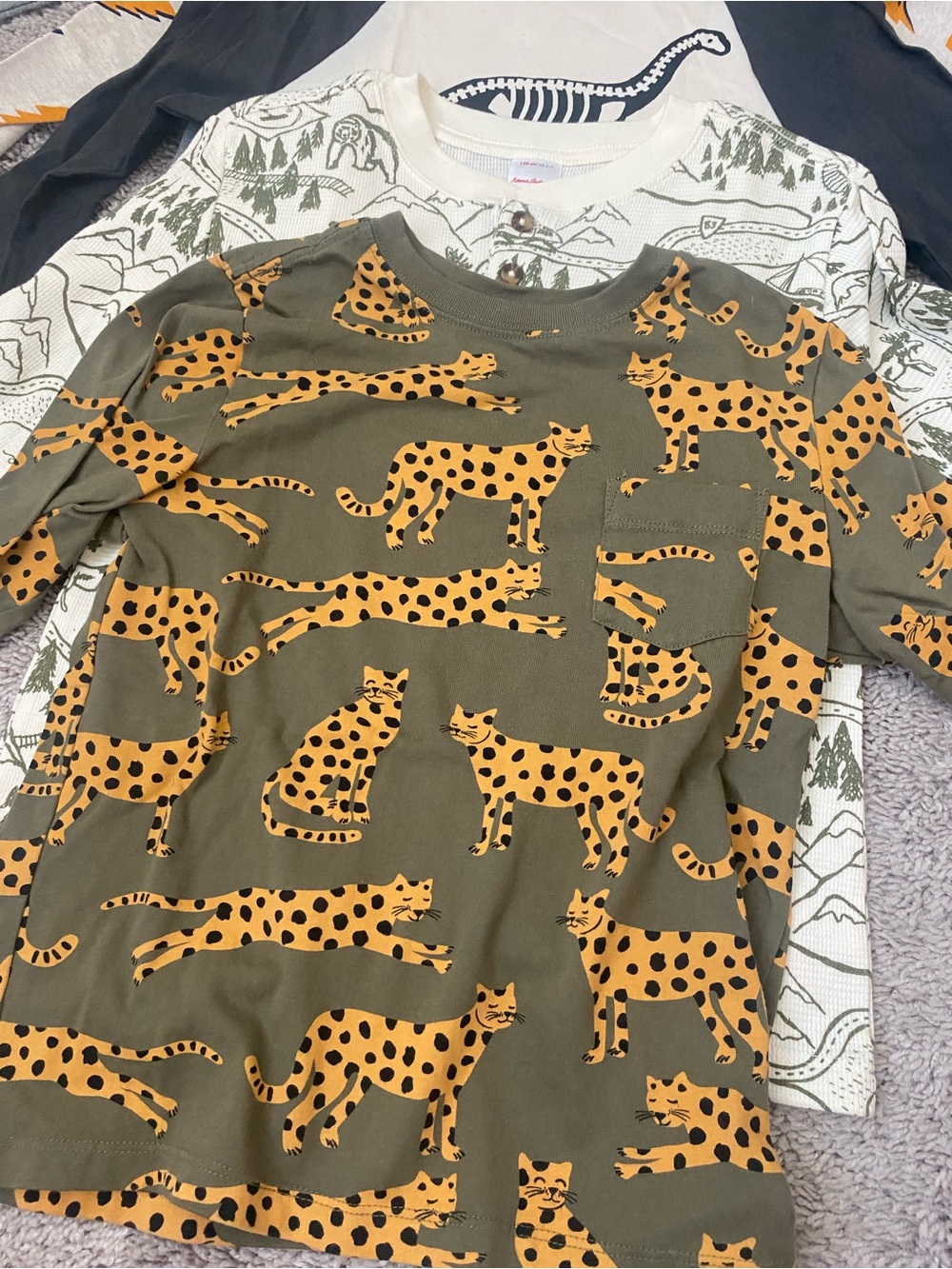 Hanna Andersson size 6-7 long sleeve top bundle - Picture 3 of 7